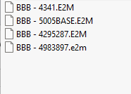 BBB ecfg files